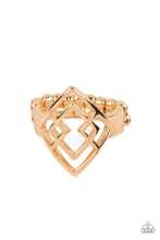 Load image into Gallery viewer, Diamond Duo Gold Skinny Band Ring