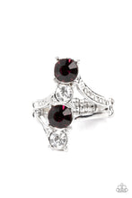 Load image into Gallery viewer, Duplicating Dazzle Purple Skinny Band Ring