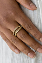 Load image into Gallery viewer, Elite Squad Brass Skinny Band Ring