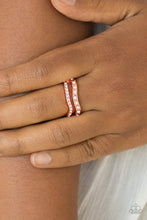Load image into Gallery viewer, Elite Squad Copper Skinny Band Ring