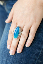 Load image into Gallery viewer, Oval Oasis Blue Ring