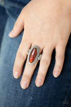 Load image into Gallery viewer, Oval Oasis Brown Ring