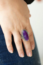 Load image into Gallery viewer, Oval Oasis Purple Ring
