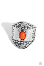 Load image into Gallery viewer, Panoramic Pyramids Orange Ring