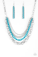 Load image into Gallery viewer, Color Bomb Blue Necklace
