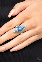 Load image into Gallery viewer, Pivoting Point Blue Ring