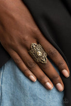 Load image into Gallery viewer, Perennial Posh Brass Ring