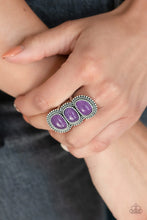 Load image into Gallery viewer, Radiant Rubble Purple Ring