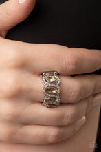 Load image into Gallery viewer, Staggering Sparkle Brown Ring