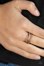 Load image into Gallery viewer, Stay In Your Lane Copper Ring