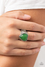 Load image into Gallery viewer, Stone Age Admirer Green Ring