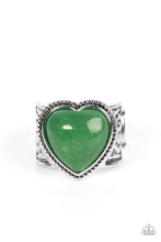 Load image into Gallery viewer, Stone Age Admirer Green Ring