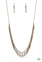 Load image into Gallery viewer, Striking Sheen Brass Necklace