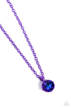 Load image into Gallery viewer, Las Vegas Dip Purple Necklace
