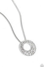 Load image into Gallery viewer, Scintillating Spiral White Necklace