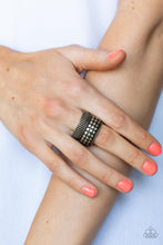 Load image into Gallery viewer, Tenacious Texture Brass Ring