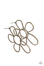 Load image into Gallery viewer, Rustic Rarity Brass Earring