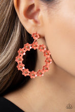 Load image into Gallery viewer, Daisy Meadows Orange Earrings