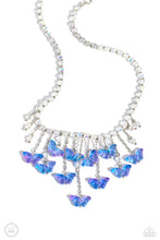 Load image into Gallery viewer, Majestic Metamorphosis Blue Choker
