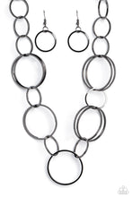 Load image into Gallery viewer, Shimmering Symphony Black Necklace