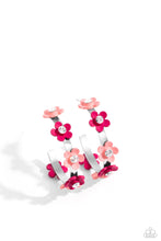 Load image into Gallery viewer, Strictly Springtime Orange Hoop Necklace