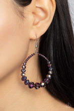 Load image into Gallery viewer, Astral Aesthetic Purple Earrings