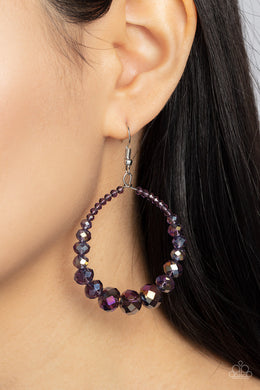 Astral Aesthetic Purple Earrings