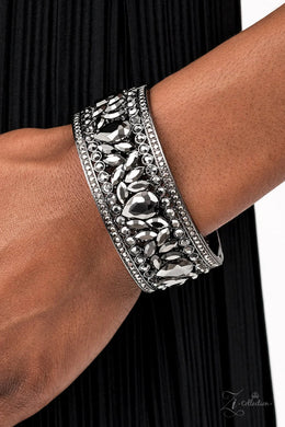 After Party Powerhouse Silver Hinged Zi Bracelet 2021