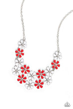 Load image into Gallery viewer, Floral Fever Red Necklace