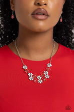 Load image into Gallery viewer, Floral Fever Red Necklace