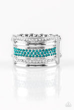 Load image into Gallery viewer, Top Dollar Drama Blue Ring