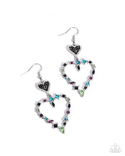 Load image into Gallery viewer, Parallel Passion Black Earrings