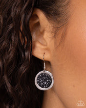 Load image into Gallery viewer, Pendant Paradox Black Earrings