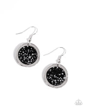 Load image into Gallery viewer, Pendant Paradox Black Earrings
