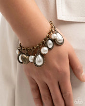 Load image into Gallery viewer, Pearly Preparation Brass Bracelet