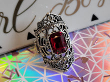 Load image into Gallery viewer, Undefinable Dazzle Red Ring