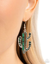 Load image into Gallery viewer, Cactus Confidence Green Earrings