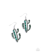 Load image into Gallery viewer, Cactus Confidence Green Earrings