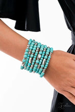 Load image into Gallery viewer, Party Crusher Turquoise Coil Zi Bracelet