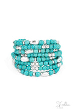 Load image into Gallery viewer, Party Crusher Turquoise Coil Zi Bracelet