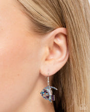 Load image into Gallery viewer, Fancy Free Fish Purple Earrings