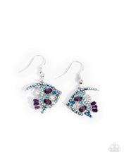 Load image into Gallery viewer, Fancy Free Fish Purple Earrings