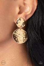 Load image into Gallery viewer, Rush Hour Gold Clip On Earring