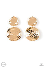 Load image into Gallery viewer, Rush Hour Gold Clip On Earring