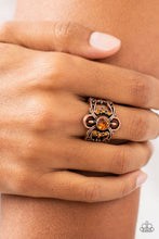 Load image into Gallery viewer, We Wear Crowns Here Copper Ring