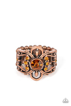 Load image into Gallery viewer, We Wear Crowns Here Copper Ring