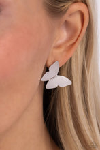 Load image into Gallery viewer, Butterfly Beholder Silver Post Earring