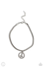 Load image into Gallery viewer, Pampered Peacemaker White Anklet
