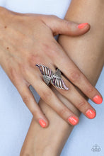 Load image into Gallery viewer, Angels Among Us Purple Skinny Band Ring