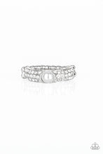 Load image into Gallery viewer, Brighten Your Day White Skinny Band Ring